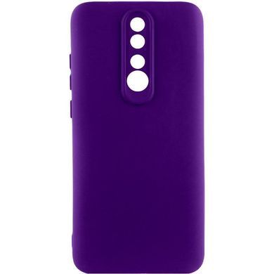 Чехол TPU GETMAN Liquid Silk Full Camera для Xiaomi Redmi 8 Фиолетовый / Ultra Violet