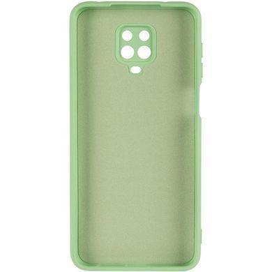 Чехол TPU GETMAN Liquid Silk Full Camera для Xiaomi Redmi Note 9s / Note 9 Pro / Note 9 Pro Max Зеленый / Pistachio