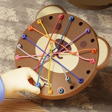 Настольная интерактивная игра Ummi ME-241 Cute Bear Rope Unravelling Game Brown