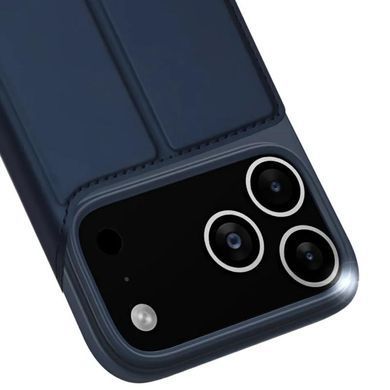 Чехол-книжка Dux Ducis с карманом для визиток для Apple iPhone 17 Pro Max (6.9") Синий