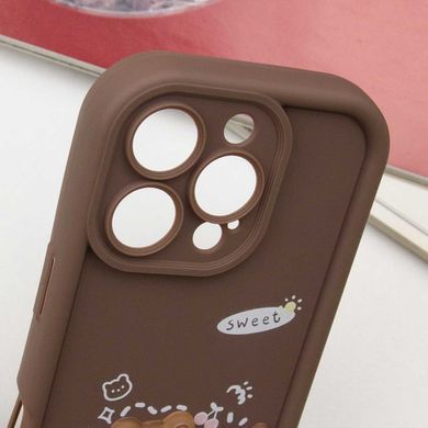 Чехол TPU Toys Case для Apple iPhone 16 Pro (6.3") Brown / Sweet