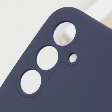 Чехол Silicone Cover Lakshmi Full Camera (AAA) для Samsung Galaxy S25 Темно-синий / Midnight blue