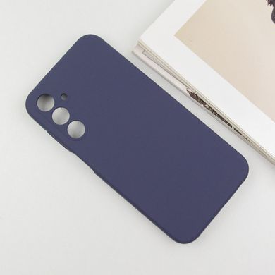 Чехол Silicone Cover Lakshmi Full Camera (AAA) для Samsung Galaxy S25 Темно-синий / Midnight blue