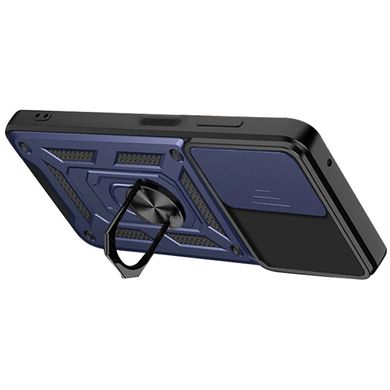Ударопрочный чехол Camshield Serge Ring для Xiaomi Poco X4 GT Синий