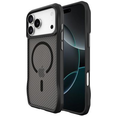Чехол TPU Space Octagon with Magnetic Fit для Apple iPhone 17 Pro Max (6.9") Carbon Black