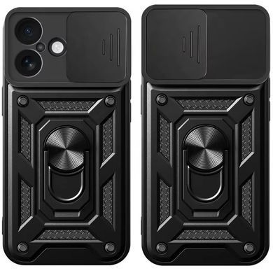 Чехол Ummi Camshield Serge Ring для Apple iPhone 17 (6.3") Черный / Black