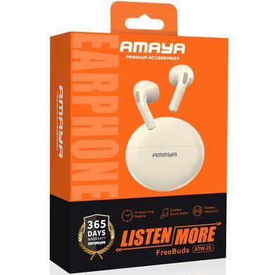 Беспроводные TWS наушники Amaya ATW-25 Biege