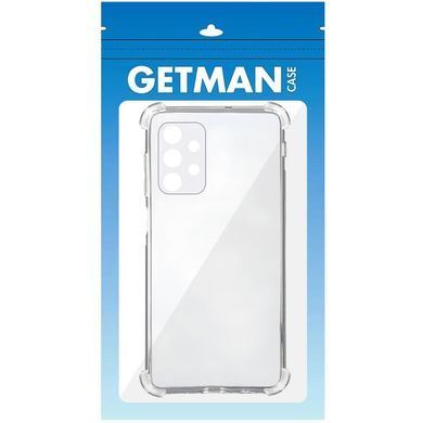 TPU чехол GETMAN Ease logo усиленные углы Full Camera для Samsung Galaxy A13 4G Бесцветный (прозрачный)