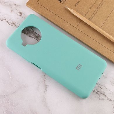 Чохол Silicone Cover Full Protective (AA) для Xiaomi Mi 10T Lite / Redmi Note 9 Pro 5G Бірюзовий / Ice Blue