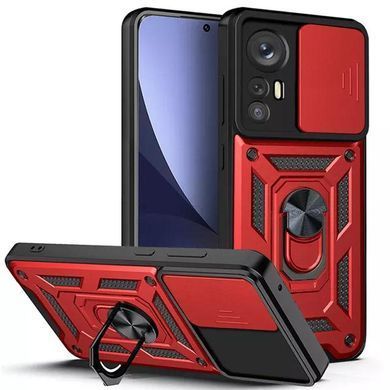Чохол Ummi Camshield Serge Ring для Xiaomi 12T / 12T Pro Червоний