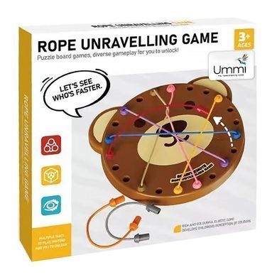 Настольная интерактивная игра Ummi ME-241 Cute Bear Rope Unravelling Game Brown