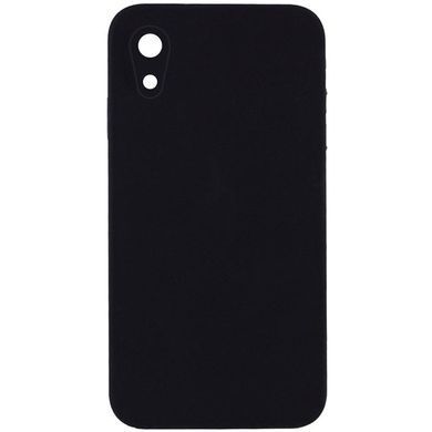 Чехол Silk Square Full Camera Protective (AA) NO LOGO для Apple iPhone XR (6.1") Черный / Black