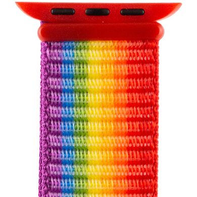 Ремешок Nylon для Apple watch 38mm/40mm/41mm Разноцветный / Rainbow