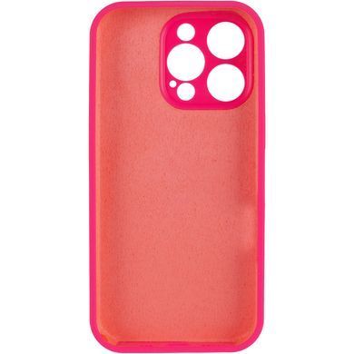 Чохол Silk Full Camera Protective (AA) NO LOGO для Apple iPhone 16 Pro (6.3") Рожевий / Barbie pink