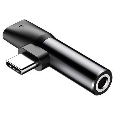 Перехідник Baseus L41 Type-C to Type-C + 3.5mm (CATL41) Чорний
