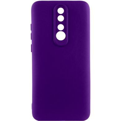 Чехол TPU GETMAN Liquid Silk Full Camera для Xiaomi Redmi 8 Фиолетовый / Ultra Violet