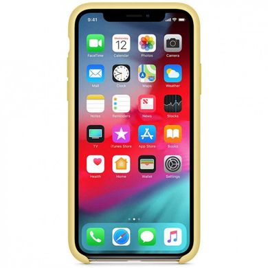 Чехол Silicone Case without Logo (AA) для Apple iPhone 11 Pro (5.8") Желтый / Yellow