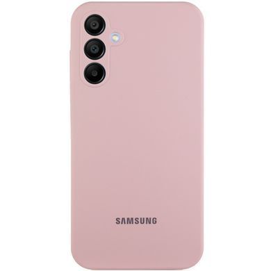 Чехол Silicone Cover Lakshmi Full Camera (AAA) with Logo для Samsung Galaxy S24 Розовый / Pink Sand