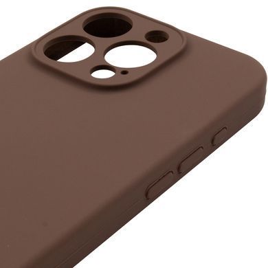 Чехол Silk Full Camera Protective (AA) NO LOGO для Apple iPhone 14 Pro Max (6.7") Коричневый / Brown