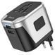Мережевий універсальний перехідник Hoco AC5 Level 2USB+Socket Black фото 1