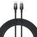 Дата кабель Baseus Discolor Series Fast Charging Type-C to Type-C 100W (1m) (P10374902) Cluster Black фото 1