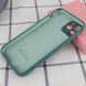 Чехол Silicone Case Full Camera Protective (AA) для Apple iPhone 12 Pro Max (6.7") Зеленый / Pine green фото 2