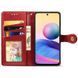 Кожаный чехол книжка GETMAN Gallant (PU) для Xiaomi Redmi 14C / Poco C75 Красный фото 6