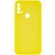 Чехол Silicone Cover Lakshmi Full Camera (AAA) для Motorola Moto E40 Желтый / Yellow фото 1