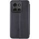 Кожаный чехол-книжка Classy для Motorola Moto G75 5G Черный фото 2