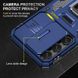 Ударостійкий чохол Camshield Army Ring для Samsung Galaxy S23+ Синій / Navy фото 6