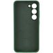 Чехол Silicone Cover Lakshmi Full Camera (AAA) для Samsung Galaxy S24 Зеленый / Cyprus Green фото 3