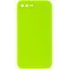 Silicone Case Square Full Camera Protective (AA) NOLOGO для Apple iPhone 7 plus / 8 plus (5.5") Салатовый / Neon green