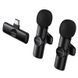 Петличный беспроводной микрофон Borofone BFK16A Winner dual-mic Type-C Black фото 11