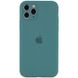 Чехол Silicone Case Full Camera Protective (AA) для Apple iPhone 12 Pro Max (6.7") Зеленый / Pine green фото 1