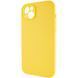 Чохол Silk Full Camera Protective (AA) NO LOGO для Apple iPhone 15 Plus (6.7") Жовтий / Yellow фото 3