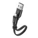 Дата кабель Baseus Nimble Portable USB to Lightning (23см) (CALMBJ-B01) Черный фото 2