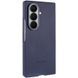 Уценка Кожаный чехол Leather Case (AAA) для Samsung Galaxy Z Fold7 Вскрытая упаковка / Navy