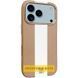 Кожаный чехол Rally with MagSafe для Apple iPhone 17 (6.3") Beige / White