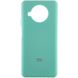 Чехол Silicone Cover Full Protective (AA) для Xiaomi Mi 10T Lite / Redmi Note 9 Pro 5G Бирюзовый / Ice Blue