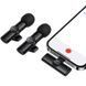 Петличный беспроводной микрофон Borofone BFK16A Winner dual-mic Type-C Black фото 6