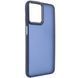 Чохол TPU+PC Lyon Frosted для Motorola Moto E13 Navy Blue фото 1