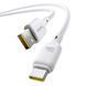Дата кабель Baseus Silky Series OS Fast Charging USB to Type-C 100W (1m) (P10377703) Moon White фото 2