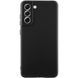 Чохол TPU GETMAN Liquid Silk Full Camera для Samsung Galaxy S22 Чорний / Black фото 1
