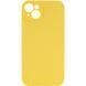 Чехол Silk Full Camera Protective (AA) NO LOGO для Apple iPhone 15 Plus (6.7") Желтый / Yellow