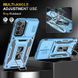 Ударопрочный чехол Camshield Army Ring для Samsung Galaxy A13 4G / A04s Голубой / Light Blue фото 4