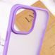 TPU+PC чехол Metal Buttons для Apple iPhone 15 Pro (6.1") Сиреневый / Light Purple фото 6
