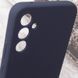 Чехол Silicone Cover Lakshmi Full Camera (AAA) для Samsung Galaxy S25 Темно-синий / Midnight blue фото 6