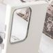 Кожаный чехол Bonbon Leather Metal Style для Samsung Galaxy S22 Ultra Белый / White фото 5