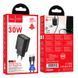 МЗП Hoco N63 Gentle PD30W+QC3.0 (1USB-A/1C) + кабель Type-C to Type-C Black фото 4