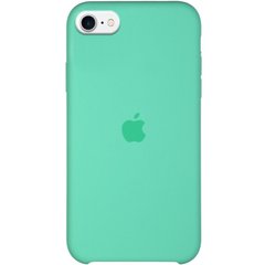 Уценка Чехол Silicone Case (AA) для Apple iPhone SE (2020) Вскрытая упаковка / Зеленый / Spearmint